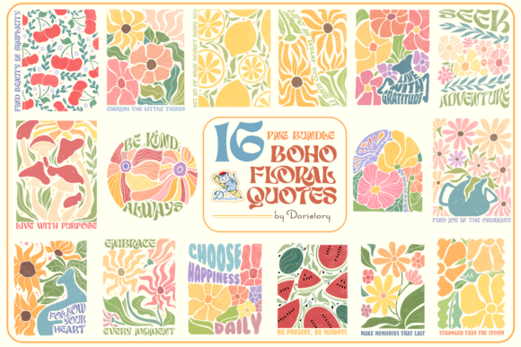 Boho Floral Sublimation Bundle: A Guide to Freehand Digital Art for Creators