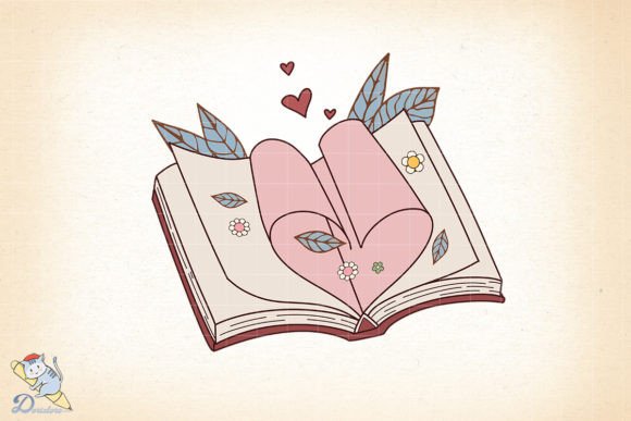 Book Lovers Vibes: A Handcrafted Digital Art Piece