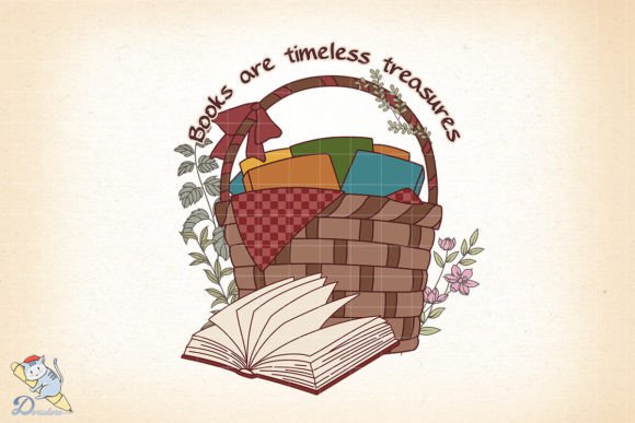 Books Are Timeless Treasures: A Hand-Drawn Digital Masterpiece