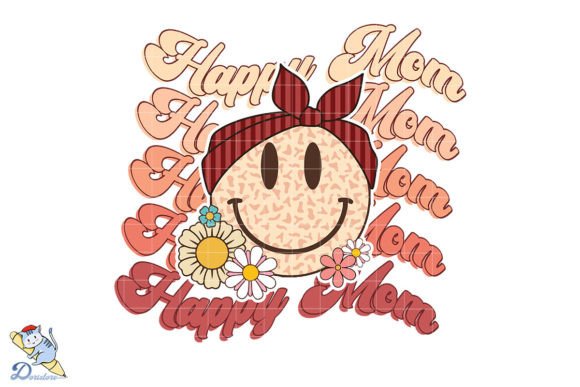 Capturing the Essence of Motherhood: The Happy Mom Digital Art Collection
