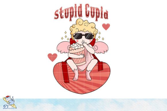 Stupid Cupid Retro: A Vintage Sketch Style