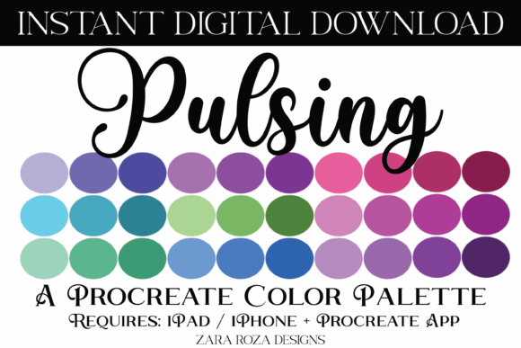 Unlock Your Creativity with the Pulsing Procreate Color Palette