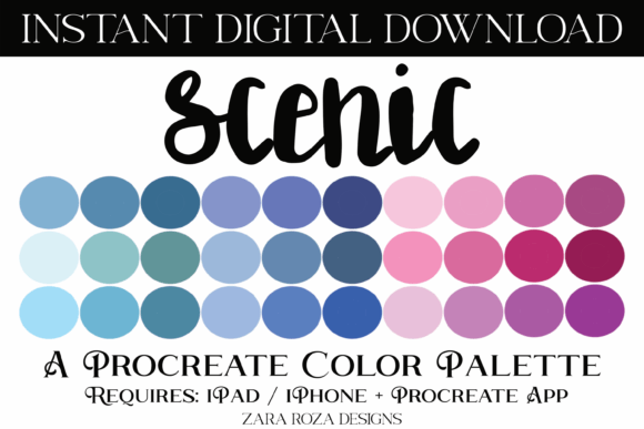 Unlocking Creativity with the Scenic Procreate Color Palette: Your Ultimate Digital Art Resource